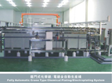 Automatic dragon type chemical/electronic plating production line